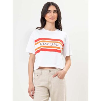 Herrlicher Josiane T-Shirt offwhite