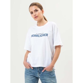 Herrlicher Stinella T-Shirt Bio-Baumwolle white
