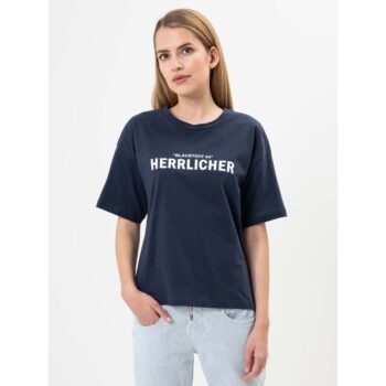 Herrlicher Stinella T-Shirt Bio-Baumwolle marine