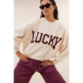 By-bar Amsterdam bibi patchwork sweater oyster melee