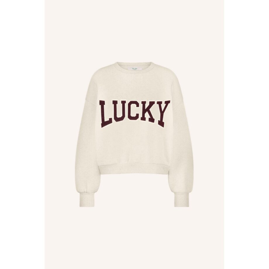By-bar Amsterdam bibi patchwork sweater oyster melee