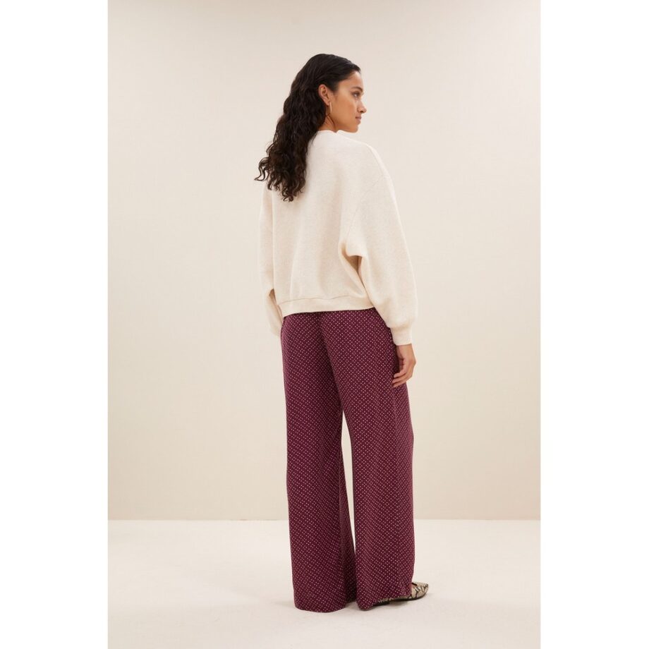 By-bar Amsterdam bibi patchwork sweater oyster melee