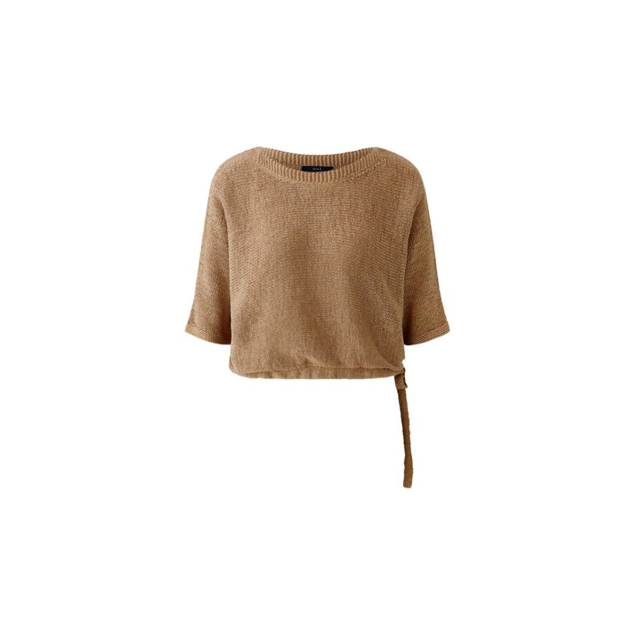 Oui 93702-7578 Pullover salty caramel