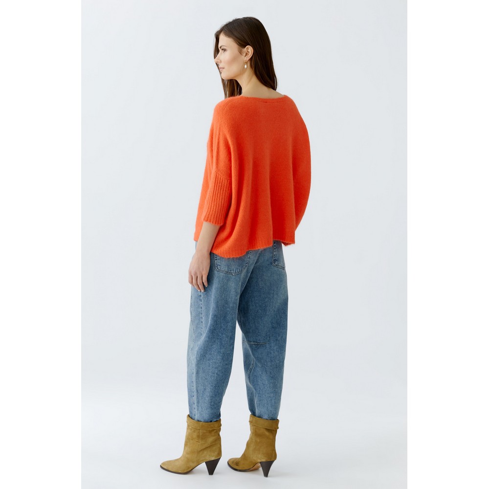 Oui 93704 Pullover blood orange