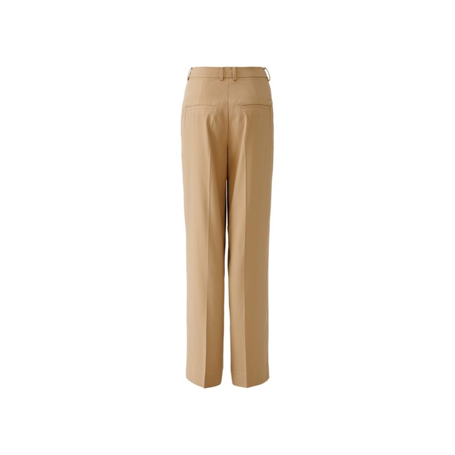 Oui 93766-7578 Hose Bundfaltenhose salty caramel