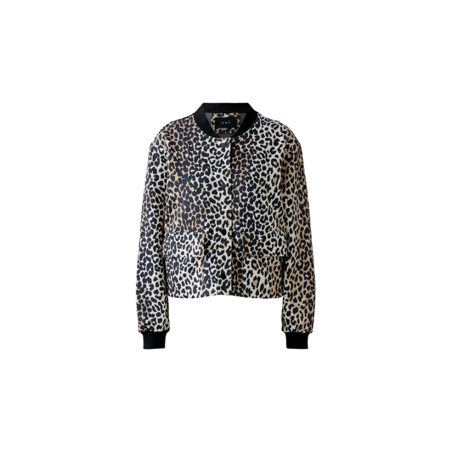 Oui 93801 Blouson - dark camel black