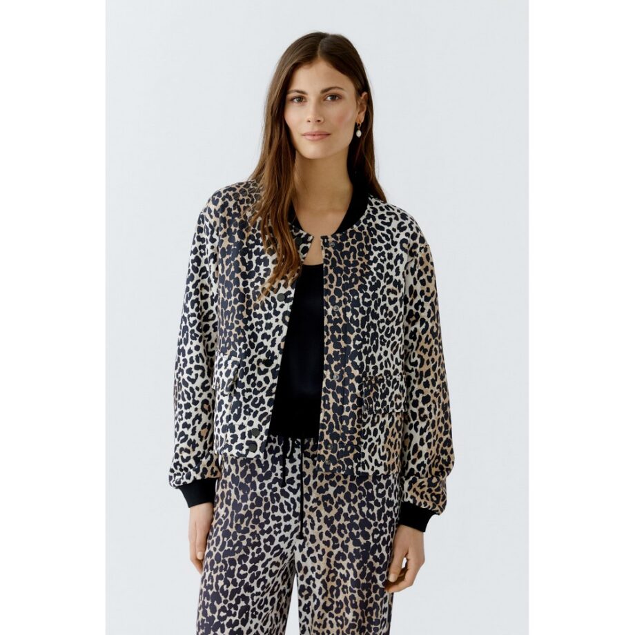 Oui 93801 Blouson - dark camel black