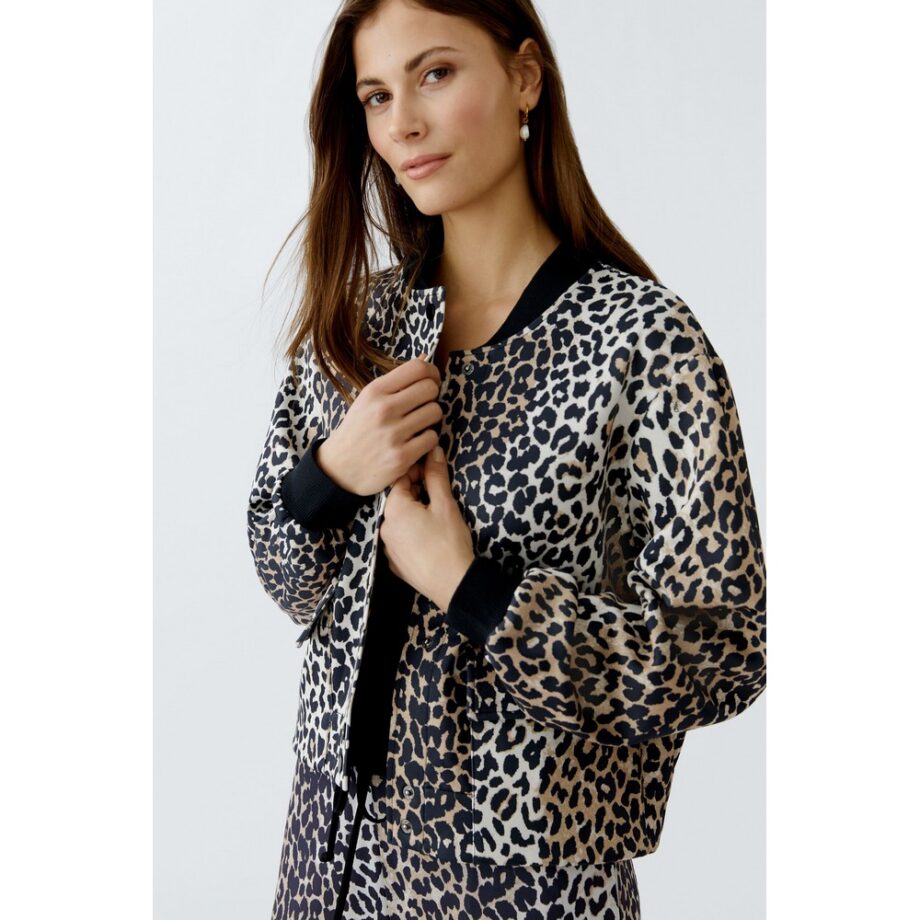 Oui 93801 Blouson - dark camel black