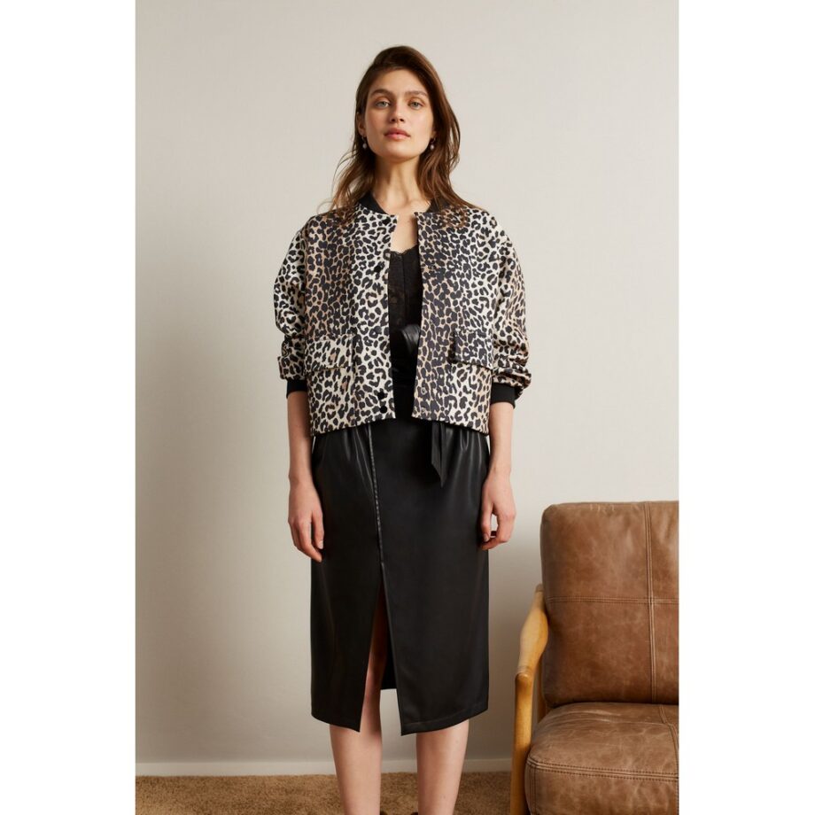Oui 93801 Blouson - dark camel black