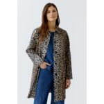 Oui 93895 Mantel leo camel black