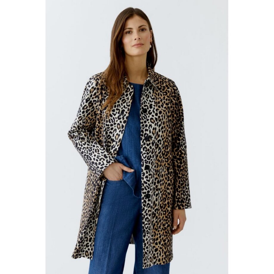Oui 93895 Mantel leo camel black