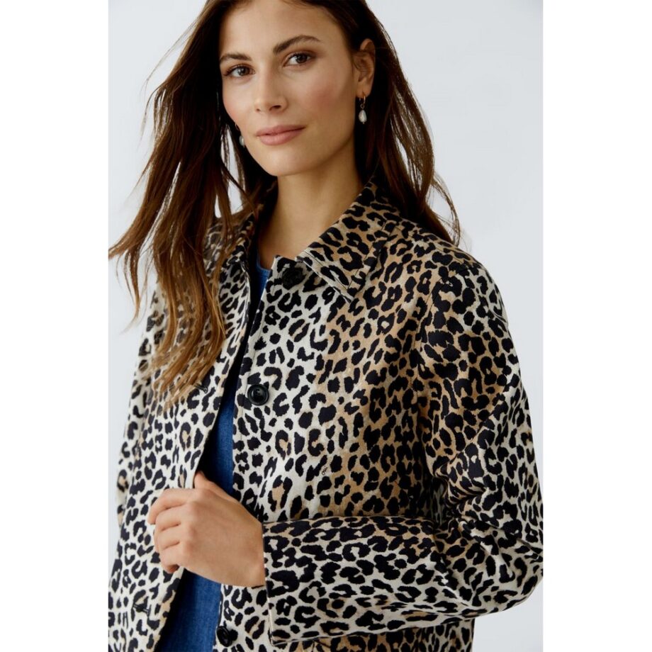 Oui 93895 Mantel leo camel black