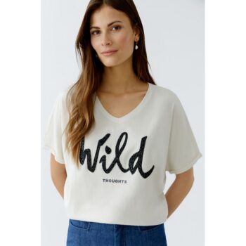 Oui 93860-1018 T-Shirt gardenia
