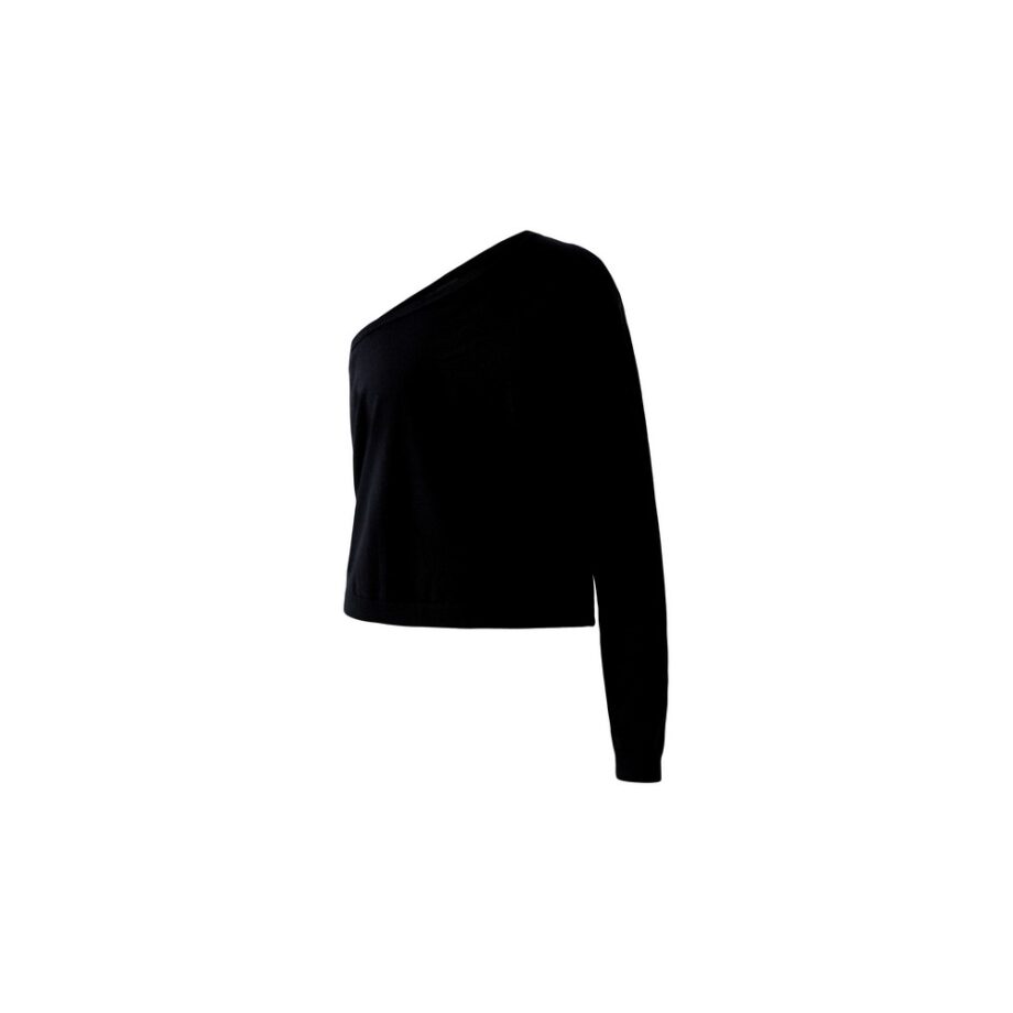Oui 93922 Pullover schwarz