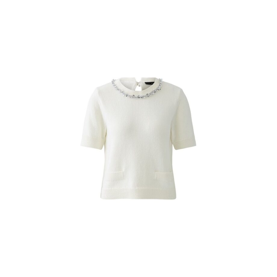 Oui 93934 Pullover mit Strass pristine