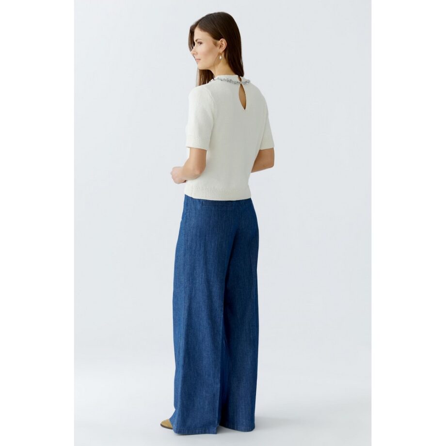 Oui 93934 Pullover mit Strass pristine