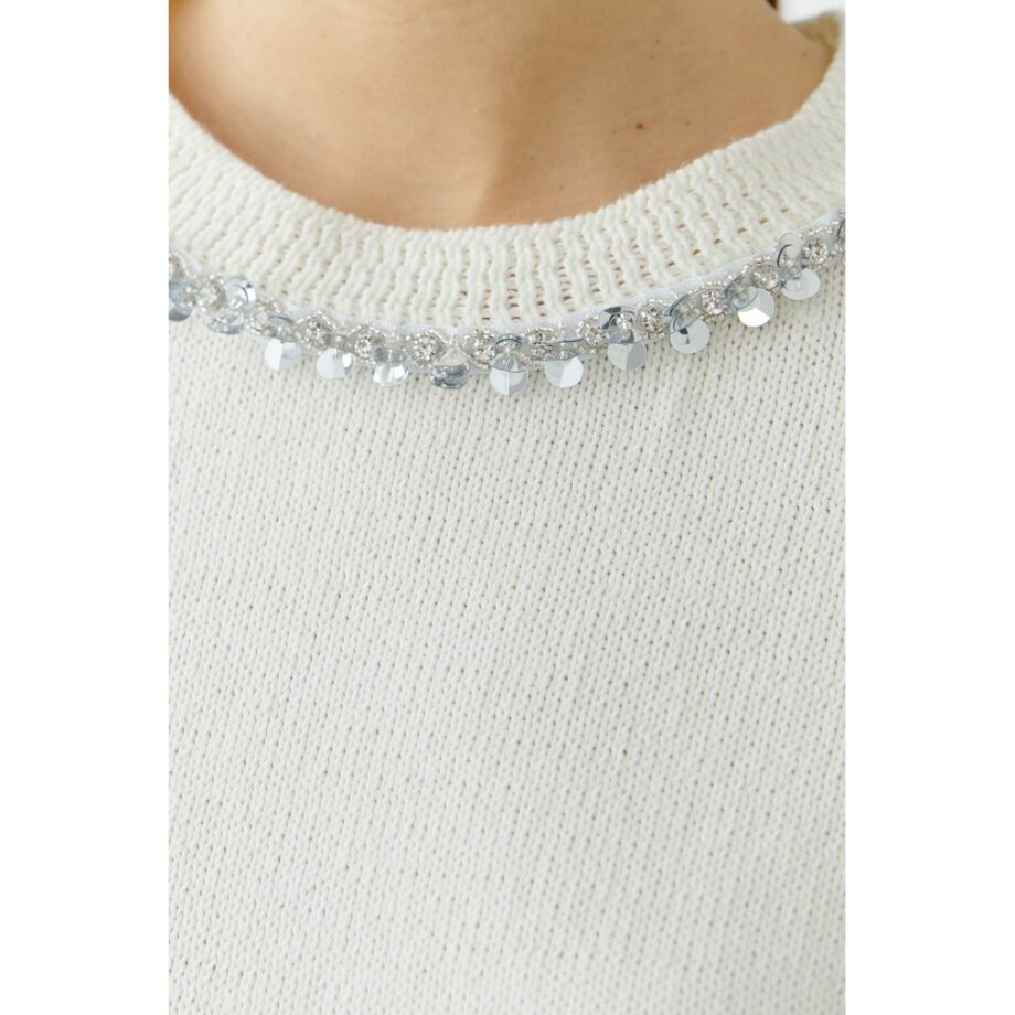Oui 93934 Pullover mit Strass pristine