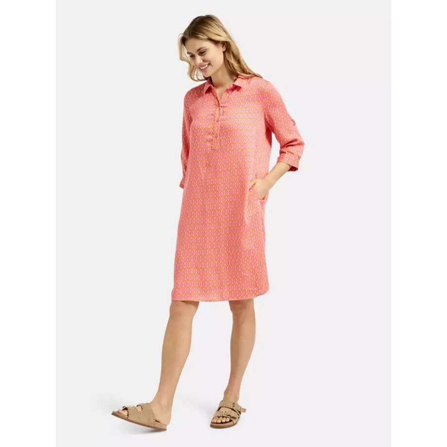 SMITH & SOUL 0425-0412CV Kleid sand multi