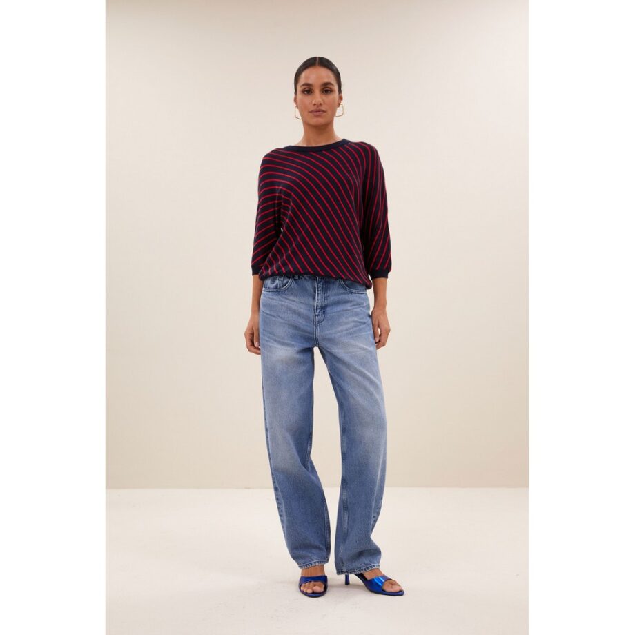 By-bar Amsterdam pippa stripe pullover french stripe
