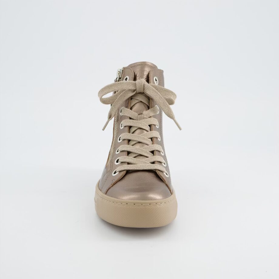 Paul Green 4024-308 High Sneaker beige metallic platin