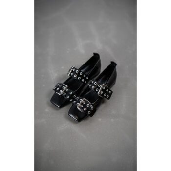 Kennel & Schmenger LEILA 61-11840-330 Flats Ballerinas Riemchen Pumps schwarz