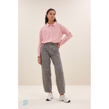 By-bar Amsterdam Hose Jeans lew grey cheetah pants