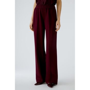 Oui 0094118-0391 Schlupfhose - dark red white