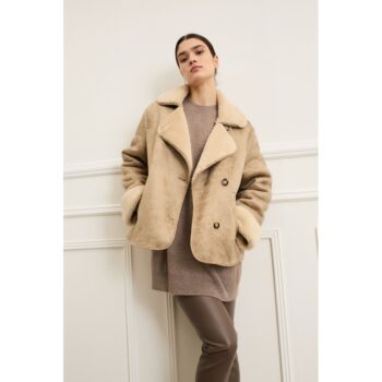 Oui 95695 Outdoorjacke Felljacke stone