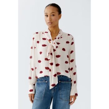 Oui 0094578-0303 Bluse - rose red