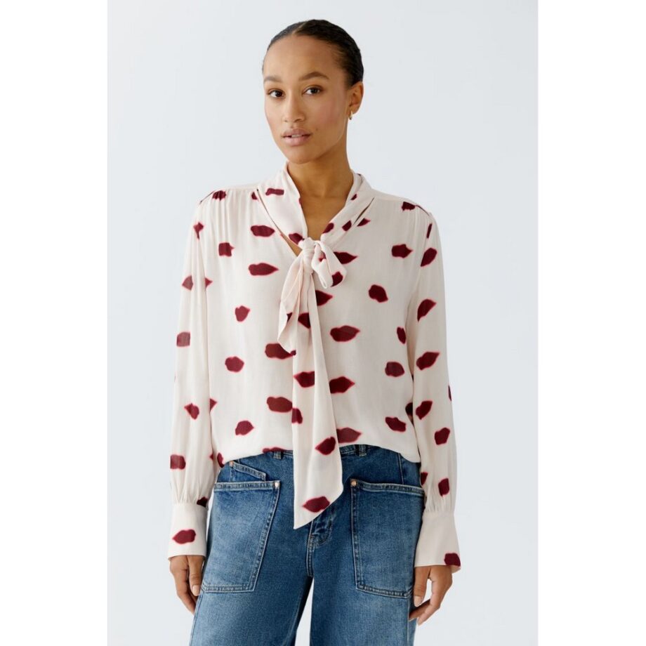 Oui 0094578-0303 Bluse - rose red