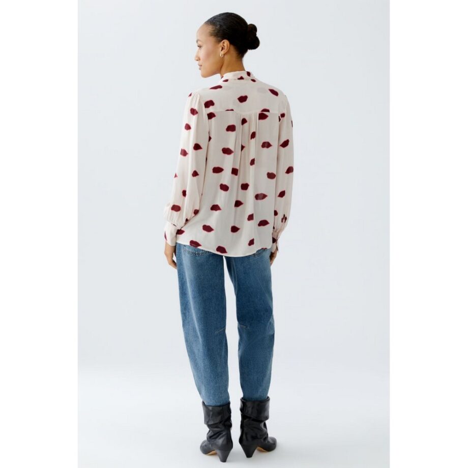 Oui 0094578-0303 Bluse - rose red