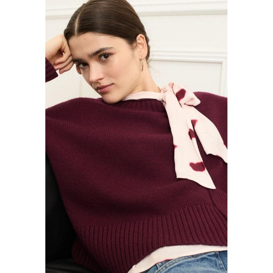 Oui 0094578-0303 Bluse - rose red