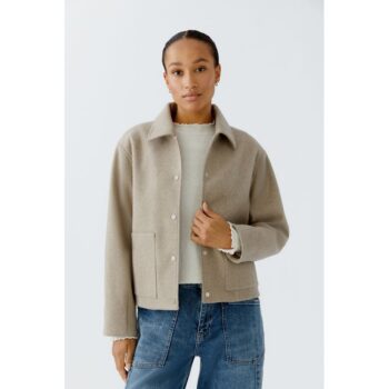 Oui 95695 Jacke taupe