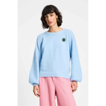 Pom Amsterdam SP9314 PULLOVER - Sky Blue