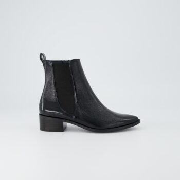 Paul Green Stiefelette 8271-038 Lackleder schwarz