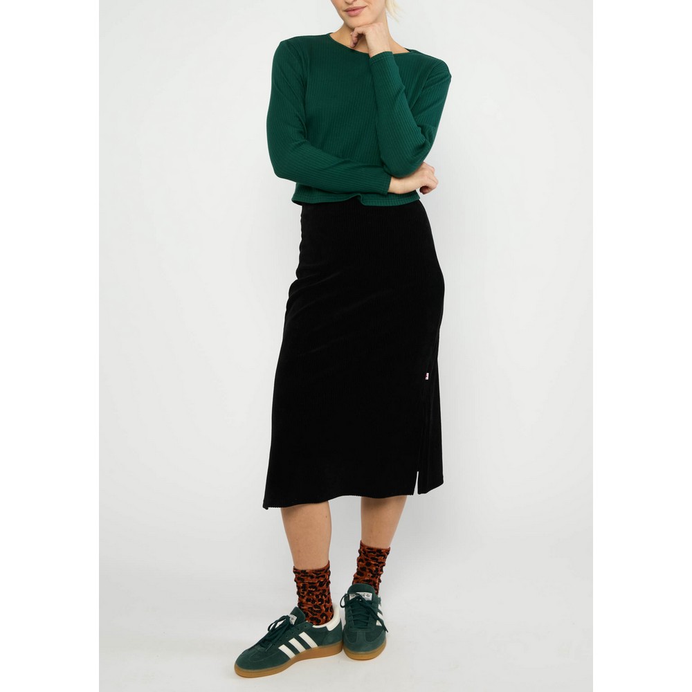 Blutsgeschwister 001253-044-01867 Knielanger Rock Jolly June fine needle black