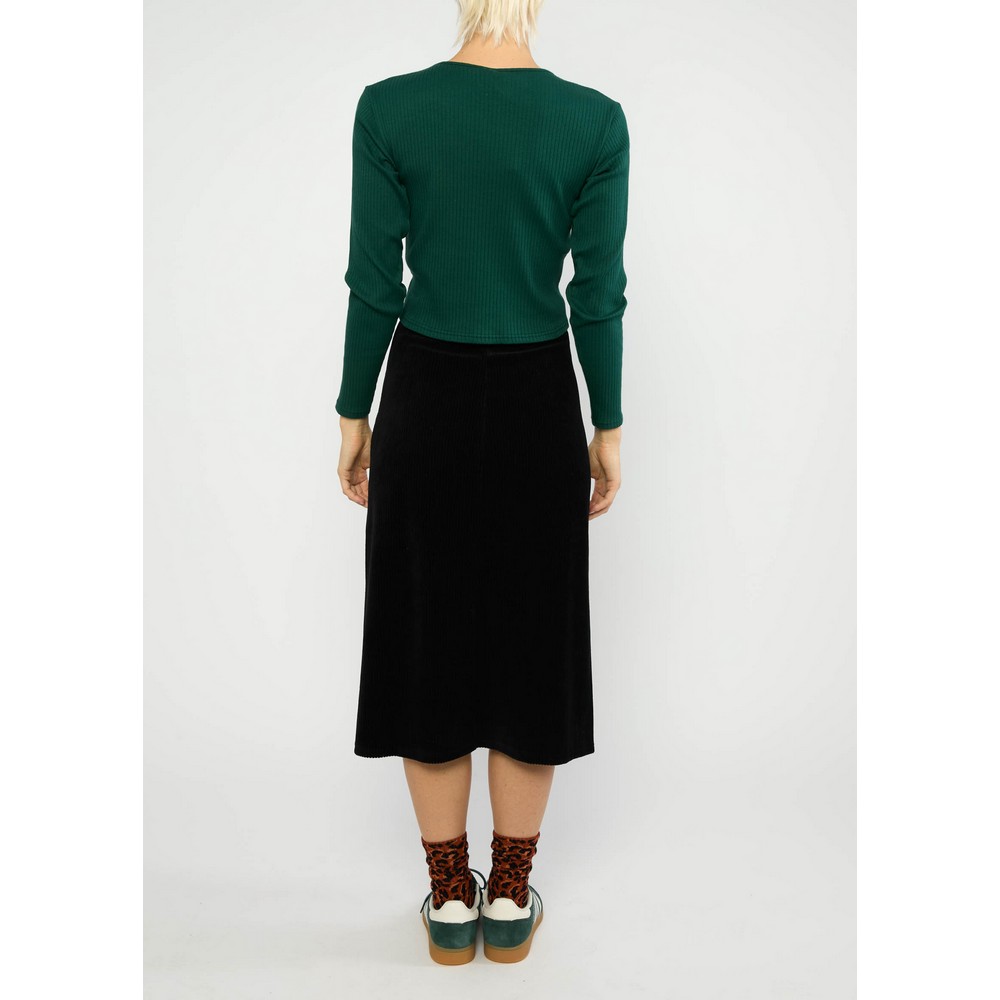 Blutsgeschwister 001253-044-01867 Knielanger Rock Jolly June fine needle black