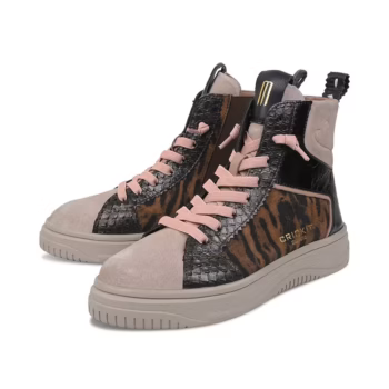 Crickit 00770624 High Sneaker SILVIA dunkelbraun leo