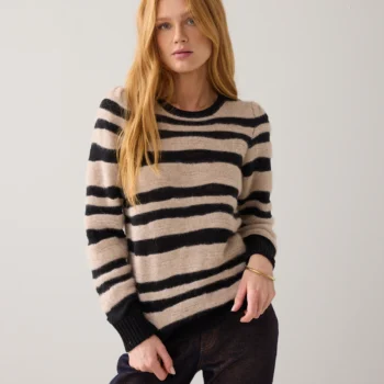 Summum 7S7955-70048 Gestreifter Pullover Alpakablend
