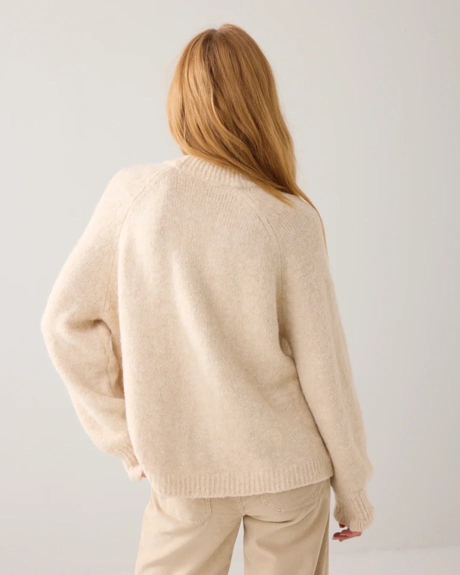 Summum 7S8001-70039 Oversized Strickjacke mit fancy Knöpfen
