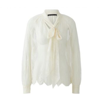 Oui 95006-1088 Bluse creme
