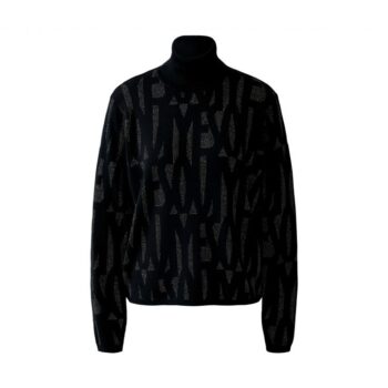 Oui 95050 Pullover silver black