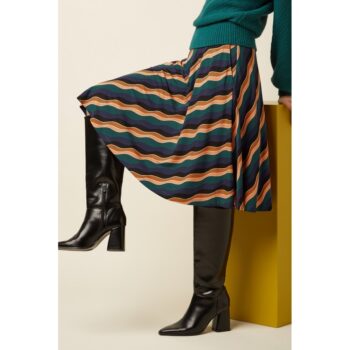 King Louie Rock Serena Skirt Razzle 10106 dragonfly green