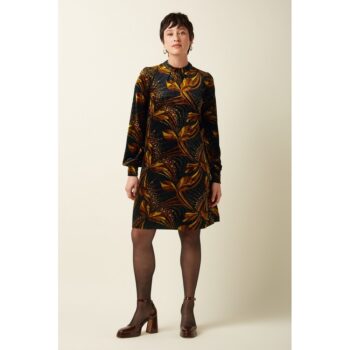 King Louie Kleid Sandy Dress Shimmy 10205 black