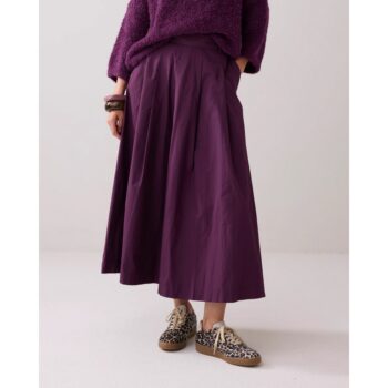 Summum Rock Skirt Taft light 6s1348-12259 wineberry