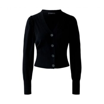 Oui 0085770-9990 Strickjacke schwarz