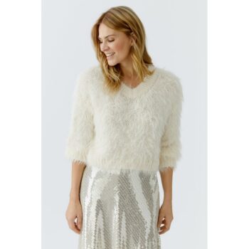 Oui 96106 Pullover gardenia