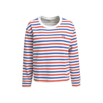 SMITH & SOUL 0126-1126-P Boxy Sweatshirt Sweater gestreift