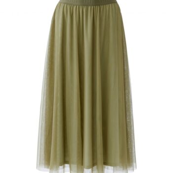Oui 96669-0676 Rock Skirt khaki green