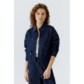 Oui 96719 Jacke Jeansjacke jeans
